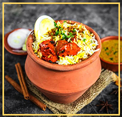 Boneless Ulavacharu chicken Clay Pot Biryani